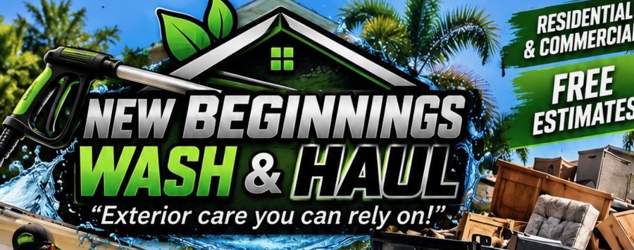 New Beginnings Wash and Haul logo